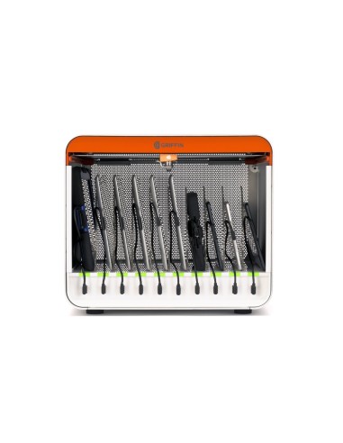 Kiwiku.com: Griffin MultiDock 10 Bays - Soporte para equipo multimedia (32.3 cm, 38.3 cm, 32 cm, Naranja, Color blanco, UL, CE,
