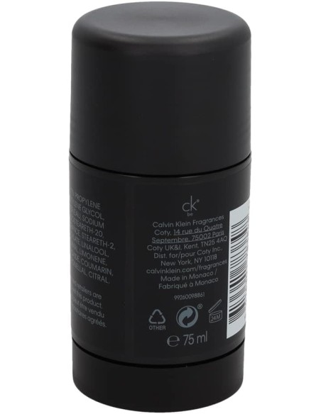 Desodorante En Stick CALVIN KLEIN CK Be 75 Gr Unisex - Kiwiku