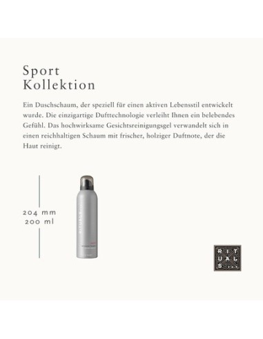 RITUALS Sport Shower Foam 200ml - Espuma de Ducha Revitalizante