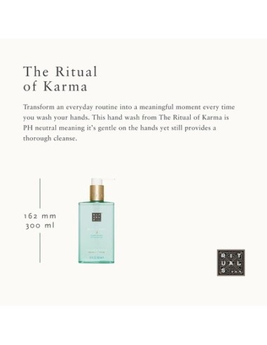 Rituals Jabón de Manos the Ritual of Karma - Flor de Loto y Té Blanco - 300 Ml