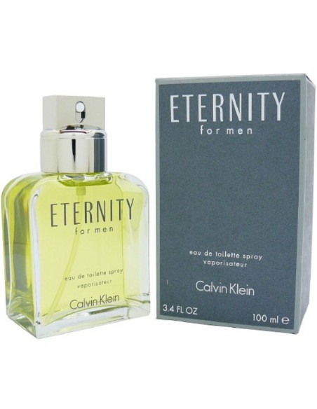 CALVIN KLEIN Eternity For Men Eau De Toilette Spray 100 ml Para Hombre - Kiwiku