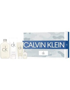 Set de Regalo CALVIN KLEIN CK One Eau de Toilette 200ml + Leche Corporal + Gel de Ducha + Mini EDT | Kiwiku