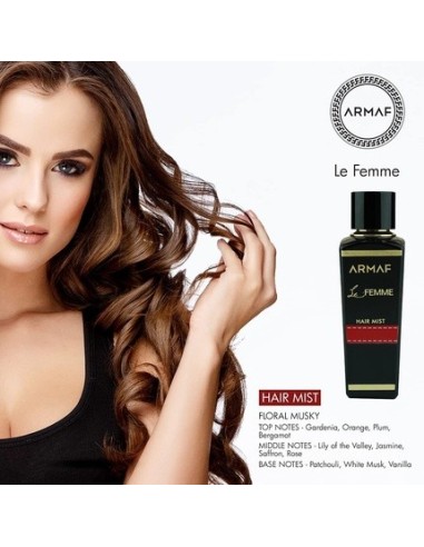 ARMAF Le Femme Hair Mist 80ml Para Mujer