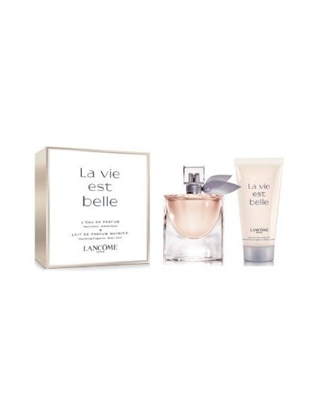 LANCOME La Vie Est Belle Set de Regalo 50ml Perfume + 50ml Loción Corporal para Mujer | Kiwiku