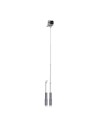 Soporte monopie sp pov pole 28cm-91cm gris plata