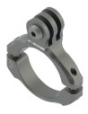 K-edge go big handlebar mount - anclaje manillar aluminio, plateado