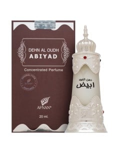 Aceite Perfumado Unisex AFNAN Dehn Al Oudh Abiyad 20 ml - Kiwiku