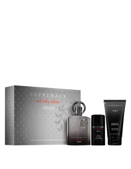 Compra AFNAN Supremacy Not Only Intense Extrait De Parfum 100 ml + Desodorante 75 g + Gel De Ducha 150 ml Para Hombre en Kiwiku