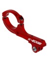 K-edge go big pro handlebar mount - anclaje manillar aluminio pro, rojo