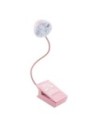 Paladone Lámpara de Lectura Bella y Bestia Disney 3d Con Pinza Rosa