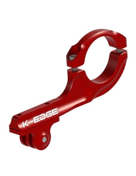 K-Edge GO BIG Pro Handlebar Mount - Anclaje manillar aluminio Pro, rojo: Kiwiku.com: Deportes y aire libre