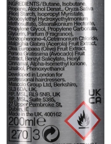 Label.m Dry Shampoo Champú Seco 200 ml Unisex - Refresca y Texturiza