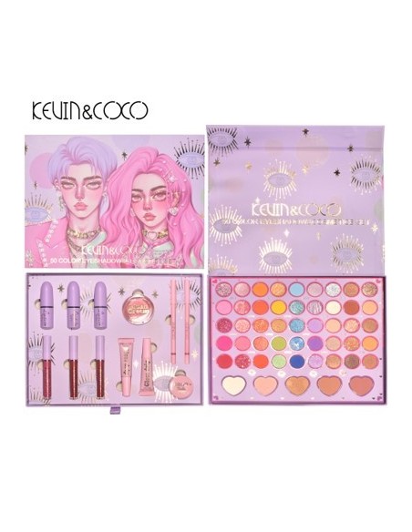 kevin&coco_50_colors_ete_shadow_y_face_pale_-_paleta_de_sombras_y_maquillaje_con_50_tonos_6972081893298_oferta