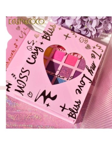 Paleta De Maquillaje Kevin&amp;Coco 40 Colores Con Lápices Labiales - Kiwiku