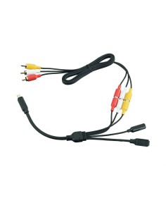 GoPro Combo Cable - Cable compuesto para GoPro Hero3, negro: Kiwiku.com: Electrónica