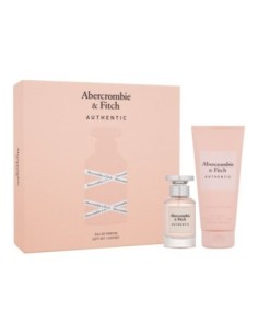 Abercrombie & Fitch Authentic Woman Gift Set - Eau de Parfum 50 Ml y Loción Corporal 200 Ml para Mujer