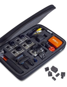 Kiwiku.com: SP MyCase - Maletín para GoPro Hero (tamaño grande, personalizable por dentro), negro - Electrónica 2