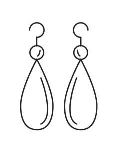 Pendientes KIMONI Color Plata De Acero Surtido Para Regalo De Navidad - Kiwiku
