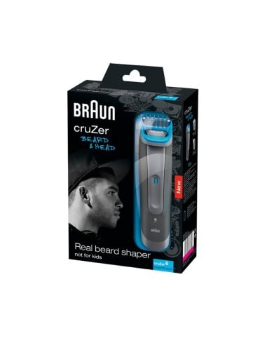 Braun CruZer 6 BeardampHead - Recortadora de barba y cabello: Kiwiku.com: Salud y cuidado personal