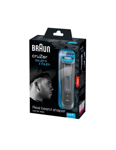 Braun CruZer 6 BeardampHead - Recortadora de barba y cabello: Kiwiku.com: Salud y cuidado personal