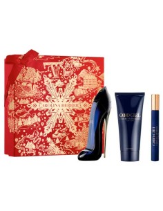 Set De Regalo CAROLINA HERRERA Good Girl Eau De Parfum 80 Ml + Loción Corporal 100 Ml + Mini Spray 10 Ml  