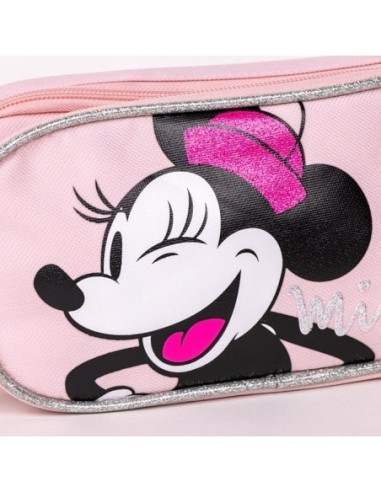 Cerda Estuche Portatodo Minnie Mouse 2 Compartimentos Color Rosa
