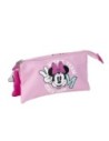 Cerda Estuche Portatodo 3 Compartimentos Minnie Mouse Color Fucsia