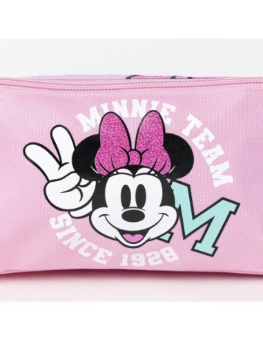 Cerda Estuche Portatodo 3 Compartimentos Minnie Mouse Color Fucsia