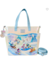 Loungefly Bolso Tote Convertible Mickey y Amigos en Paraíso Invernal para Mujer