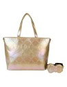 Loungefly Bolso Bandolera Hello Kitty 50th Anniversary Sanrio Con Monedero Extraíble y Detalles en Relieve