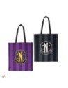 Cinereplicas Wednesday Bolso Nevermore Academy de Alta Calidad Con Licencia Oficial 42 X 38 Cm