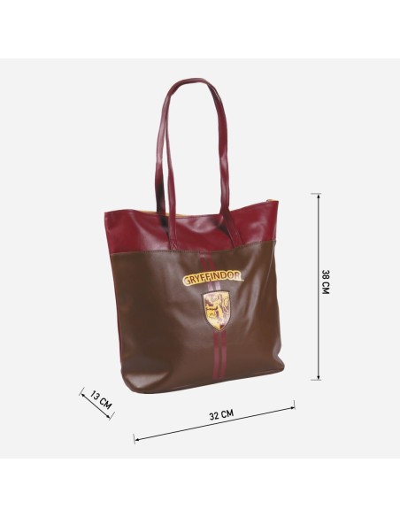 Bolso De Asas CERDA Harry Potter Marrón Con Bolsillos Interiores - Kiwiku