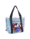 Cerda Bolso de Asas Transparente Friends Color Azul