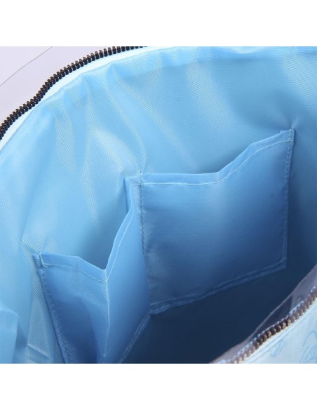 Bolso De Asas Transparente Friends Color Azul - CERDA | Kiwiku