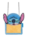 Difuzed Microbolso Stitch Mordiendo la Piña para Mujer, Diseño Compacto y Divertido