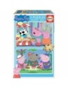 Educa Borras Puzzle de Madera Peppa Pig Cosy Corner 2x25 Piezas 26x18 Cm Infantil
