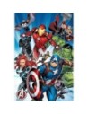 Prime 3d Puzzle Lenticular Marvel Vengadores Personajes 48 Piezas