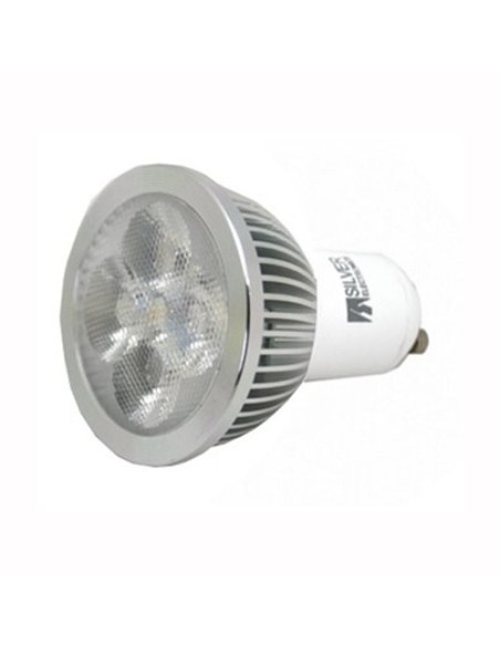 Silver - Bombilla Led 4X1W-Gu10 5000K: Kiwiku.com: Iluminación