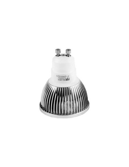 Silver - Bombilla Led 4X1W-Gu10 5000K: Kiwiku.com: Iluminación