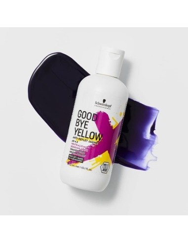 SCHWARZKOPF Goodbye Yellow Champú Neutraliza Tonos Amarillos 300ml - Kiwiku