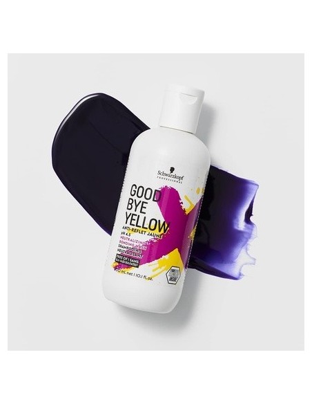 SCHWARZKOPF Goodbye Yellow Champú Neutraliza Tonos Amarillos 300ml - Kiwiku