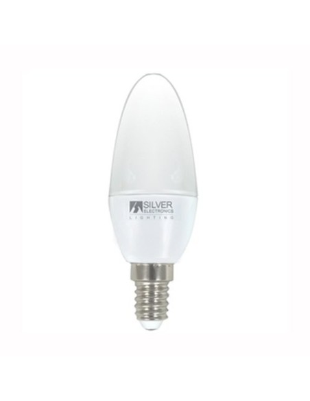 Silver Electronics 971214 - Lampara ceramica LED vela E14 4,5W L.Fria: Kiwiku.com: Bricolaje y herramientas