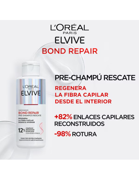 L'oreal Elvive Bond Repair Pre-champú Regenerador 200 Ml