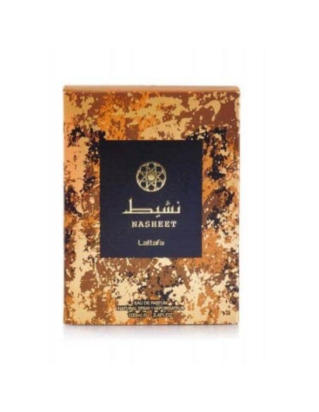 Perfume LATTAFA Nasheet Eau de Parfum 100ml Unisex - Amaderado Aromático