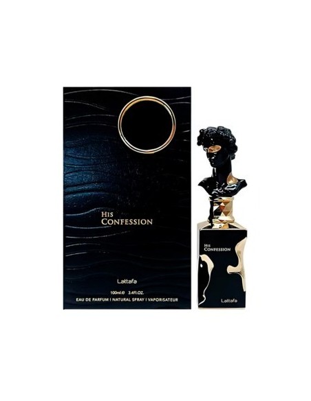 Lattafa His Confession Eau de Parfum Para Hombre 100ml - Kiwiku