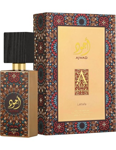 LATTAFA Ajwad Eau De Parfum 60ml Unisex - Perfume Elegante y Sofisticado | Kiwiku