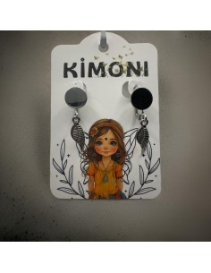 Pendientes KIMONI Priya De Acero Inoxidable Para Mujer - Elegancia Y Durabilidad   2