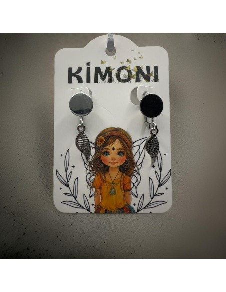 Pendientes KIMONI Priya De Acero Inoxidable Para Mujer - Elegancia Y Durabilidad  