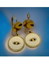 Pendientes Kalinda De Kimoni En Acero Inoxidable Bañado En Oro De 18K  