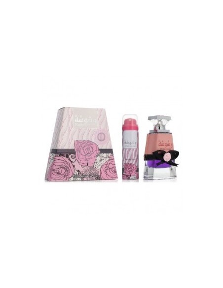 LATTAFA Washwashah Eau de Parfum 100 Ml + Desodorante 50 Ml Para Mujer - Kiwiku